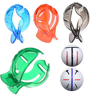 高尔夫球专用快速画线器户外打球标记工具golf发夹款 画球器 便捷式