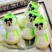 子不掉泰迪夏季 子博美比熊泰迪小狗鞋 网眼透气 鞋 宠物春夏天狗狗