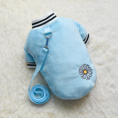 可牵引宠物春天春秋狗狗衣服秋季 泰迪博美比熊小型幼犬猫猫咪卫衣