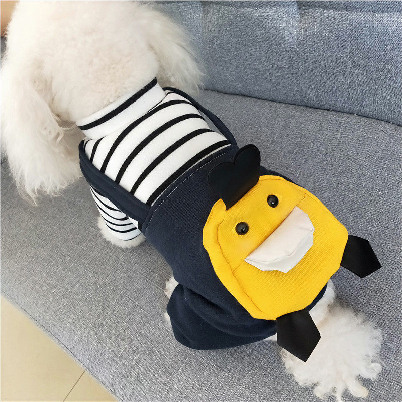 小狗狗衣服秋冬装加厚泰迪奶猫咪博美比熊四脚宠物小型犬幼犬法斗