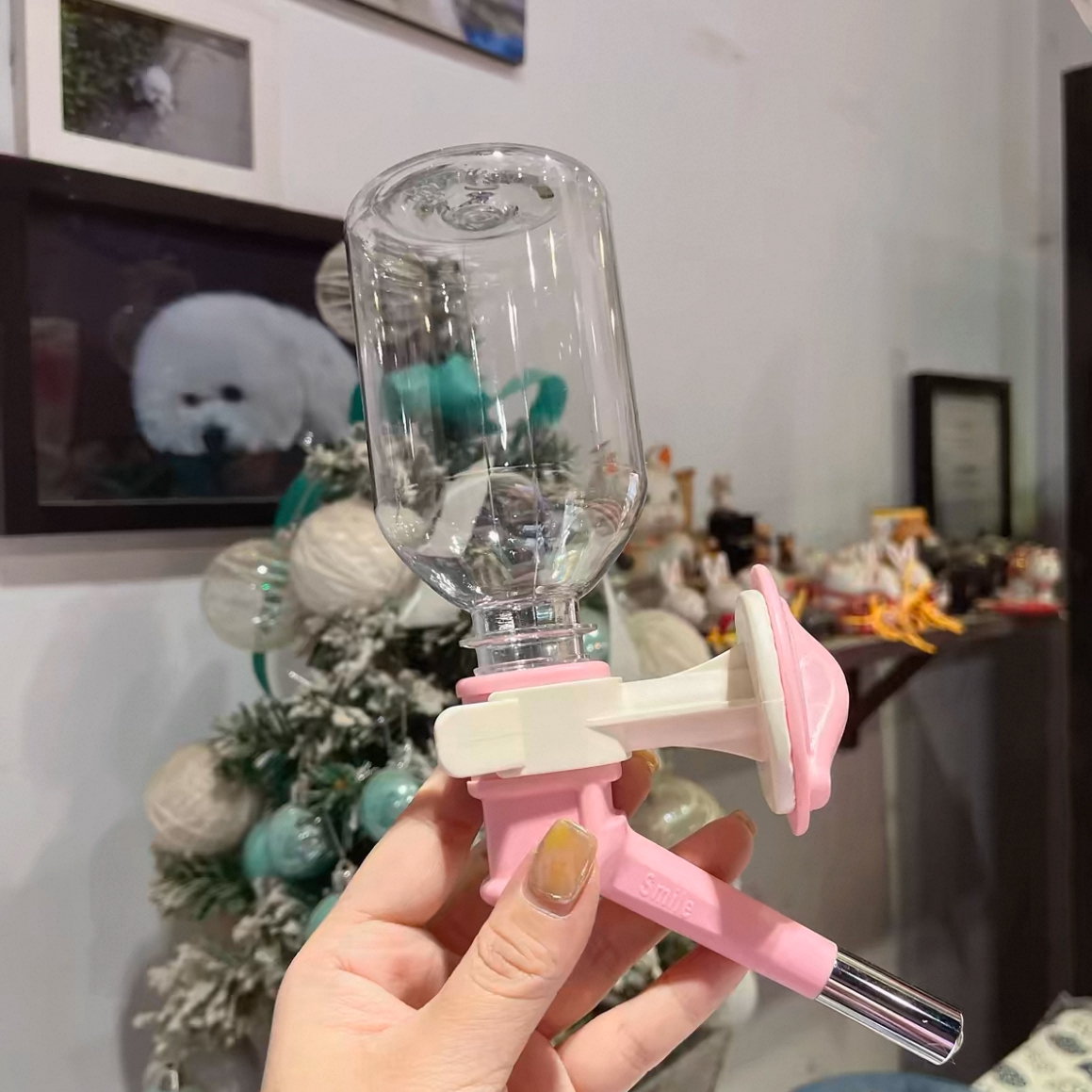 禾其狗狗饮水器挂式水壶宠物猫狗自动喂喝水器头泰迪小型犬不湿嘴