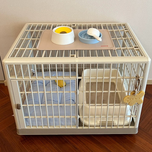 爱丽思狗笼带厕所可移动不生锈