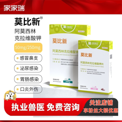 汉维莫比新阿莫西林克拉维酸钾
