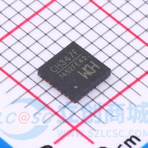 CH347F QFN28 高速USB总线转接芯片 计算机/主机IC 全新WCH