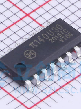 原装π140U30 SOIC-16增强型ESD 3kVrms 150Kbps四通道数字隔离器