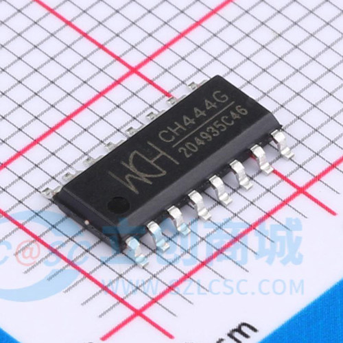 原装正品 CH444G SOP-16 2单刀四掷5V低阻模拟开关芯片