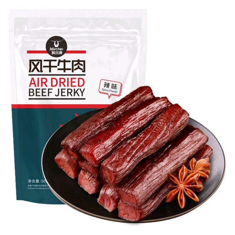 手撕风干牛肉干科尔沁内蒙古特产