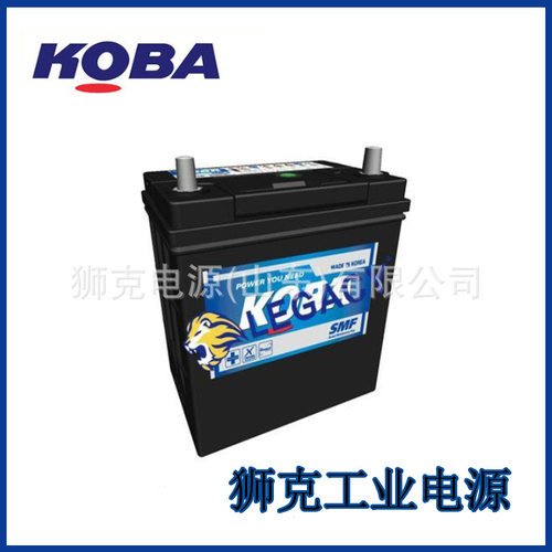 韩国KOBA蓄电池MF55B24LS绿色储能12V4H汽车船舶游艇用