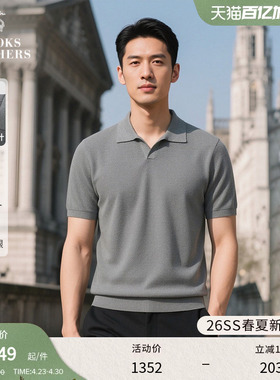 [海鸥领]Brooks Brothers/布克兄弟男士26夏新纯棉短袖针织polo衫