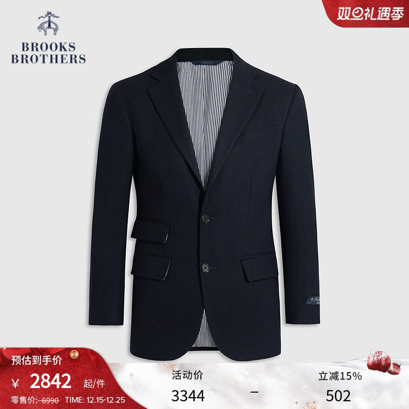 布克兄弟25男士绵羊毛西装外套
