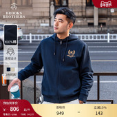 Brothers 布克兄弟男士 25秋冬新品 Brooks 连帽美式 logo卫衣外套