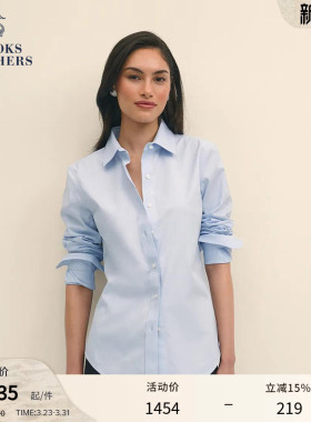[易打理]Brooks Brothers/布克兄弟女士春季款supima棉简约衬衫