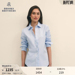 易打理 款 Brooks 布克兄弟女士春季 supima棉简约衬衫 Brothers