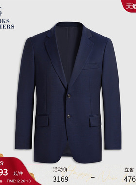 Brooks Brothers/布克兄弟男士25秋冬新品绵羊毛老钱西装套装
