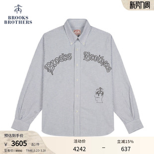 BRAIN DEAD胶囊系列 布克兄弟联名男士 牛津纺衬衫 春夏款