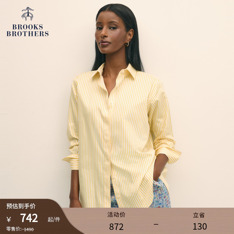 布克兄弟25女士supima棉衬衫