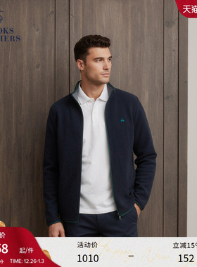 Brooks Brothers/布克兄弟男士25秋冬新品抓绒摇粒绒logo保暖外套