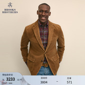 灯芯绒平驳领复古西装 Brooks 25秋冬新品 布克兄弟男士 Brothers