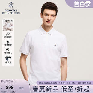 Brothers 布克兄弟24夏新品 男士 Brooks 高端T恤商务短袖 Polo衫