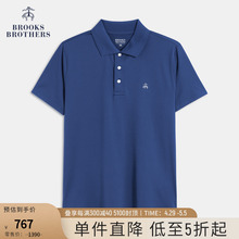 Brothers polo衫 布克兄弟男士 休闲翻领简约纯色短袖 美式 Brooks