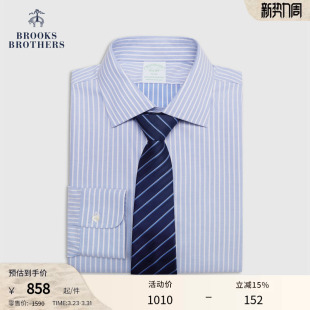 易打理 26新品 Brooks 布克兄弟男士 supima棉提花衬衫 Brothers