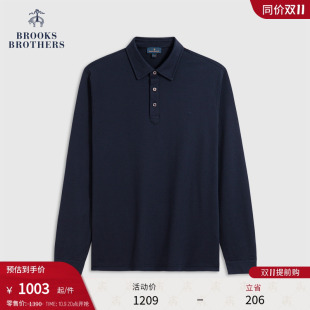 polo衫 Brooks 25早秋新刺绣logo三粒扣长袖 布克兄弟男士 Brothers