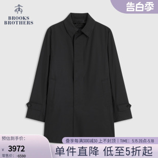 简约纯色轻薄通勤休闲风衣外套 布克兄弟男士 Brothers Brooks