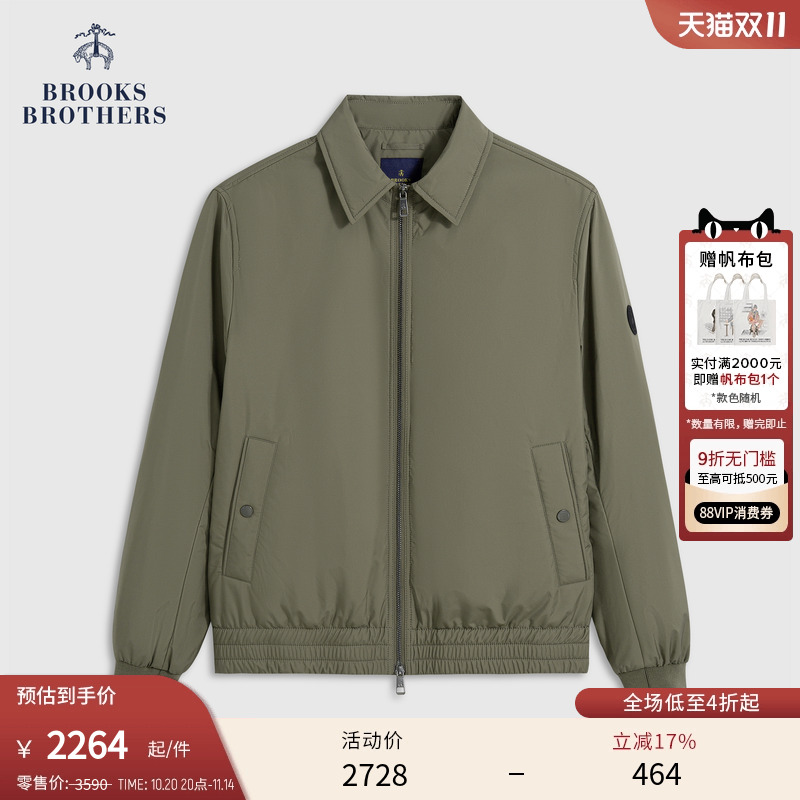 布克兄弟25男士简约棉服