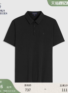 Brooks Brothers/布克兄弟男士春夏新款简约质感logo点缀polo衫