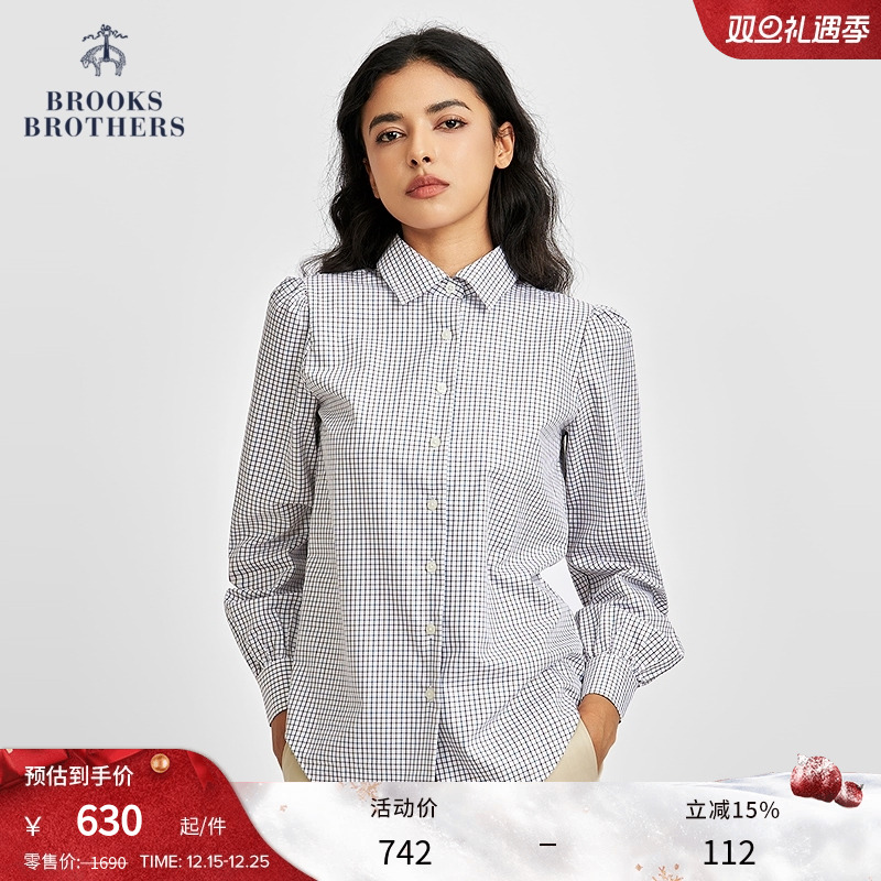 布克兄弟女士supima棉衬衫
