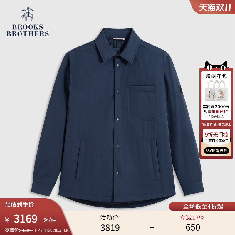 布克兄弟25男士轻便棉服