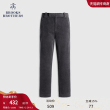 Brooks Brothers/布克兄弟男士春夏新款灯芯绒复古简约纯色长裤