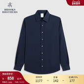 25秋冬新品 纯色宽距领衬衫 Brothers 布克兄弟男士 易打理 Brooks