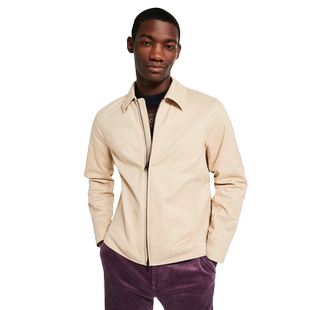 Brooks Brothers/布克兄弟男士美式简约休闲复古翻领夹克外套