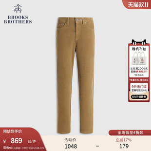 灯芯绒纯色复古休闲长裤 布克兄弟女士春夏新款 Brothers Brooks