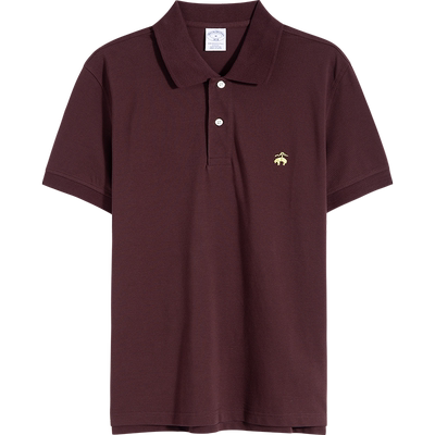 男士纯棉珠地网眼修身polo衫