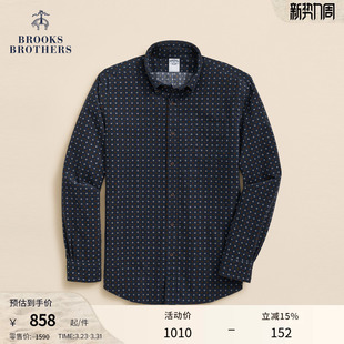 灯芯绒碎花休闲衬衫 Brooks 秋冬新品 布克兄弟男士 Brothers