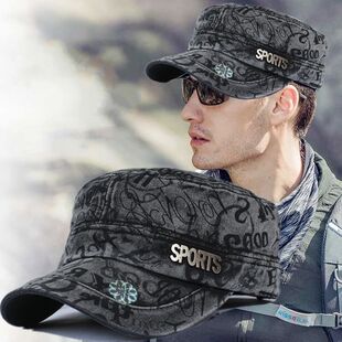 平顶帽棒球帽 帽子潮休闲太阳帽秋季 帽子男夏天薄款 透气速干帽男士
