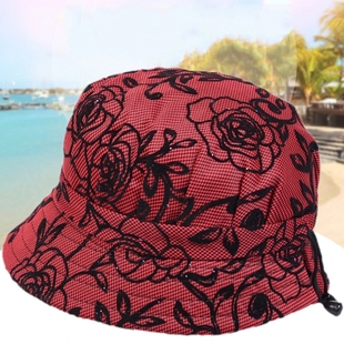 春秋季新款盆帽中老年夏天户外遮阳帽老太太外出游玩防晒帽帽子女