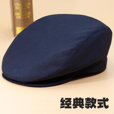 中老年人帽子男士鸭舌帽前进帽薄款布帽春秋天爸爸爷爷老头棉帽