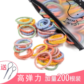 2022年新款 宝宝头绳女小小号儿童扎发圈高弹力橡皮筋女童头饰发绳