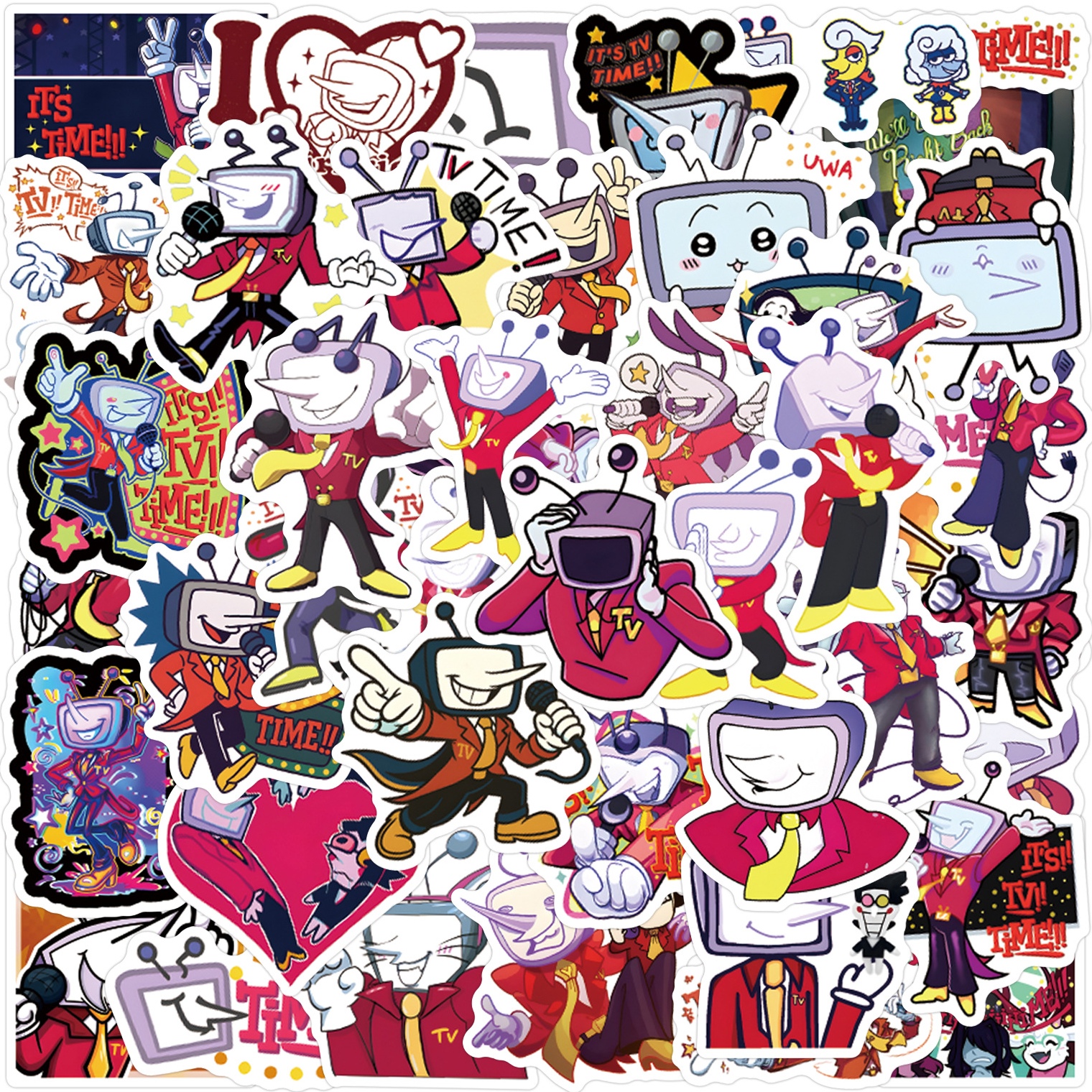 游戏角色电视三角符文Tenna贴纸