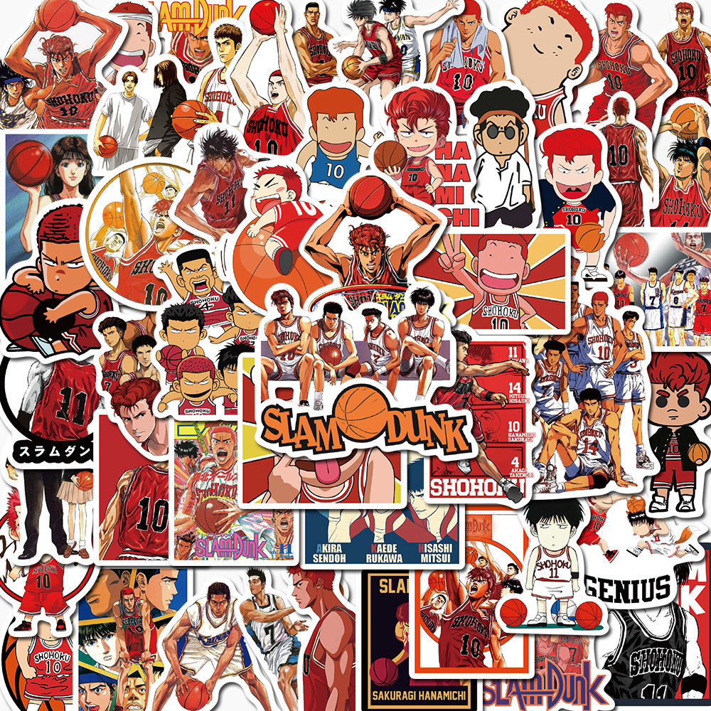 灌篮高手防水贴爱买樱木花道防水