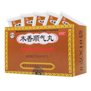 河西 木香顺气丸6g*10袋/盒用于湿浊中阻脾胃不和所致的胸膈痞闷