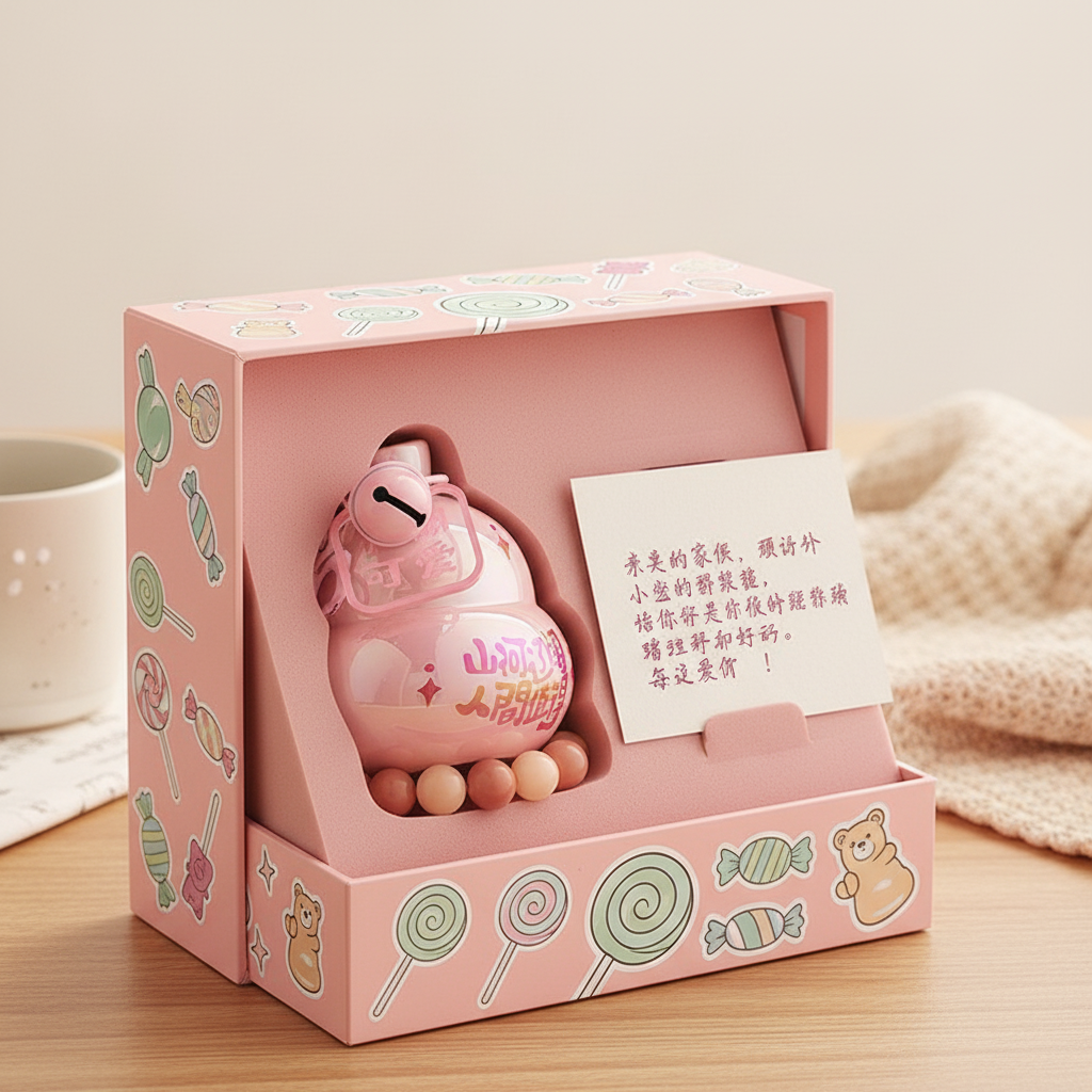 可爱卡皮巴拉树脂钥匙扣礼盒装