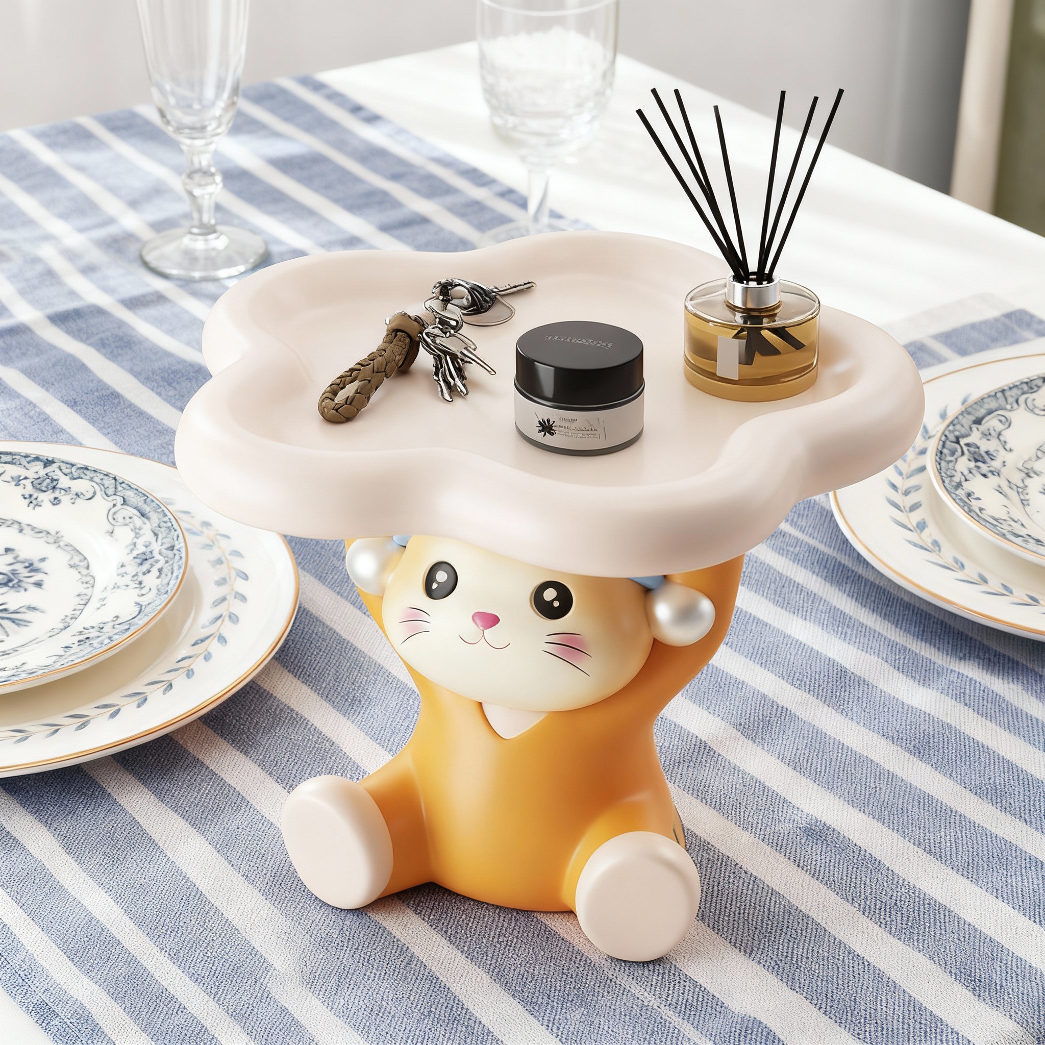 软萌治愈系卡通动物桌面摆件