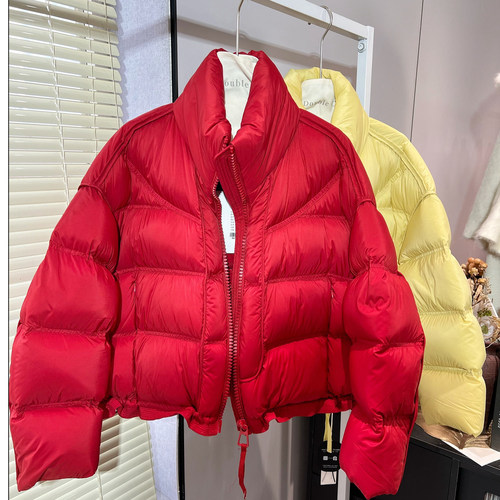 2025冬新品圣诞鹅绒加厚羽绒服女