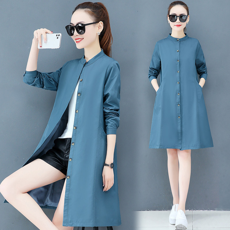 今年流行风衣女过膝显瘦2020新款韩版宽松中长款大码休闲春秋大衣