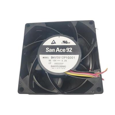 SanAce山洋9238直流9HV0912P1G001高转速高风压12V散热轴流风扇