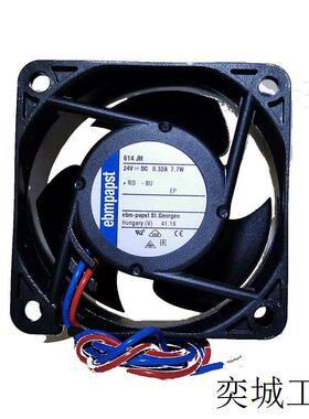 614JH 德国风机 Papst 6032 DC24V EBM 7.7W散热风机风扇